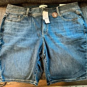 NWT Lane Bryant Denim Bermuda Shorts